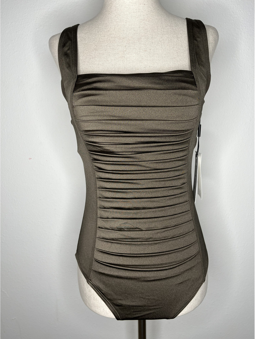 NWT Calvin Klein Women's Bronze One-Piece Swimsuit Size 6
